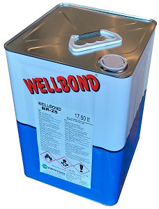 Контактный клей для пластика Wellbond  